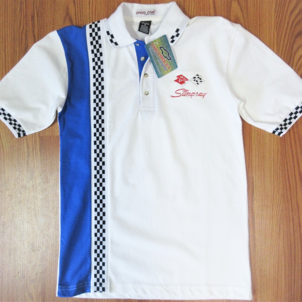 NEW! STINGRAY CHEVROLET CORVETTE Mens 100% COTTON